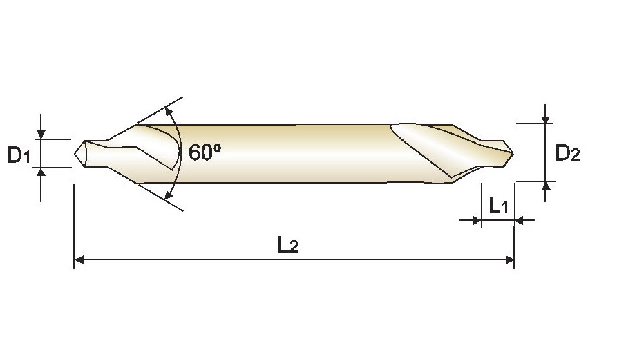 HSS-EX LONG SHANK CENTER DRILLS